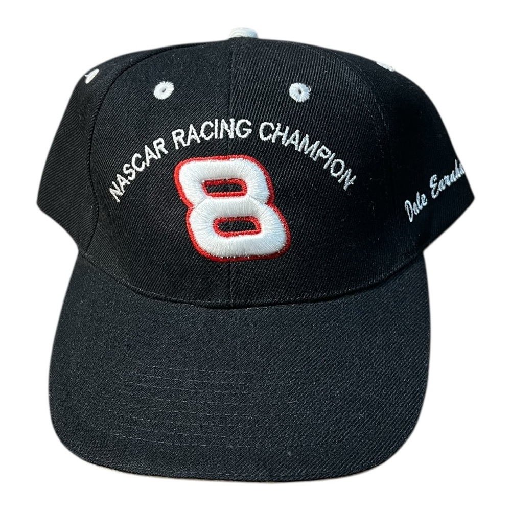 Dale Earnhardt Jr Black NASCAR Racing Champion Cap OS